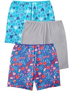 Comfort Choice Stretch Cotton Boxer 3-pack - Blue