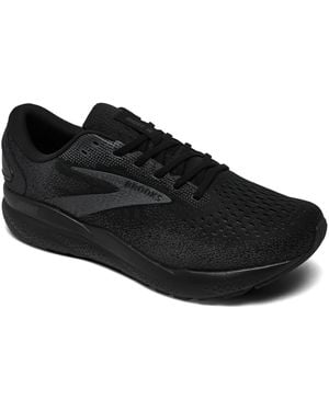 Brooks Ghost 16 Wide-width Running Sneakers From Finish Line - Black
