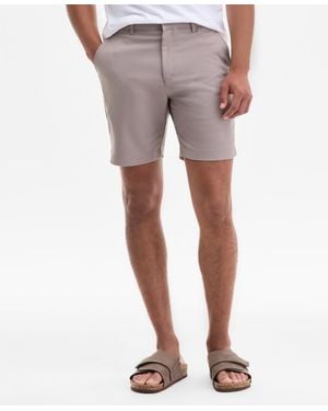 Alfani 8" Tech Shorts - White