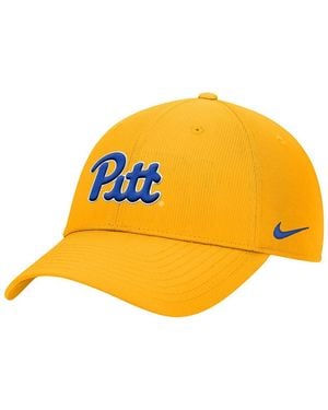 Nike Pitt Panthers 2025 On-field Club Performance Adjustable Hat - Yellow