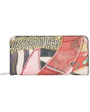 Desigual Zebra Print Wallet - White