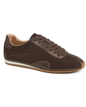 J/Slides Preppy Nylon Sneaker - Brown