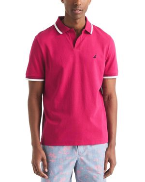 Nautica Classic-fit Johnny Collar Polo Shirt - Pink