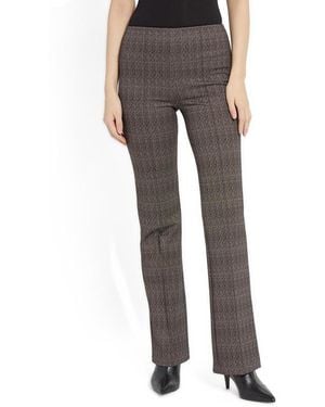 Lyssé E High-rise Wide-leg Jacquard Pants - Black