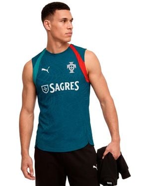 PUMA Sagres Portugal Training Sleeveless Tank Top - Blue