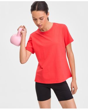 ID Ideology Essential Cotton Short-sleeve T-shirt - Red