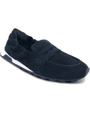 Ash Kriss Suede Sneaker Penny Loafers - Blue