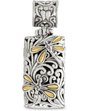DEVATA Dragonfly Pendant Necklace - White