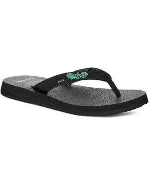 Sanuk Yoga Paradise Ii Sandals - Black