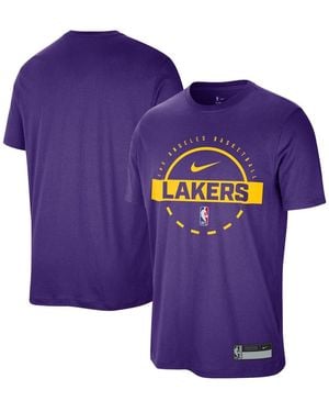Nike Los Angeles Lakers 2025/26 On-court Flare Performance Practice T-shirt - Purple