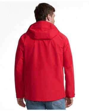 Lands' End Squall Waterproof Packable Rain Jacket - Red