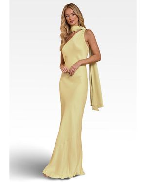 Designer Yellow Satin Slip Dresses for Women - Up to 82% off | Lyst
