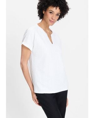 Olsen Eyelet T-shirt - White