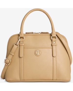 Giani Bernini Medium Quilted Dome Satchel - Brown