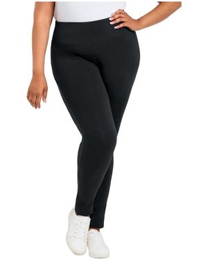 Avenue Plus Size Petite High Rise legging - Black