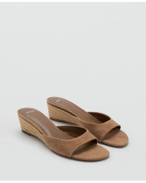 Mango Espadrille Wedge Als - Brown