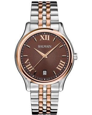 Balmain Swiss Beleganza Two-tone Stainless Steel Bracelet Watch 40mm - Metallic