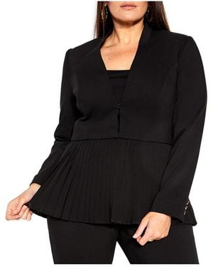 City Chic Plus Size Sadie Jacket - Black