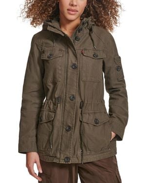 Levi's Hooded Military Jacket - Green