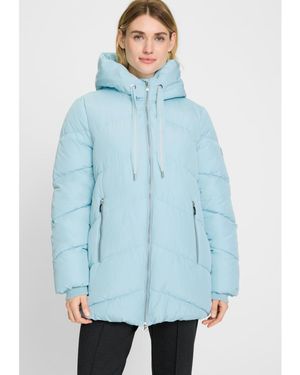 Olsen Hooded Puffer Coat - Blue