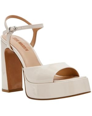 Steve Madden Liandra Platform Dress Sandals - Natural