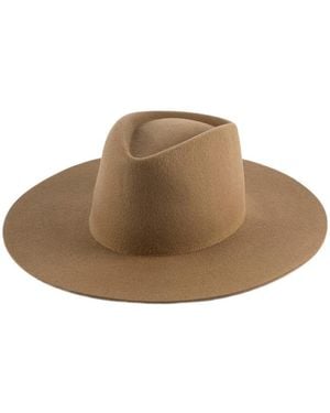 Gigi Pip Dakota Wide Brim Felt Hat - Brown