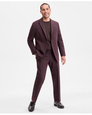 Perry Ellis Modern-fit Suit - Red