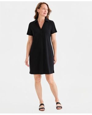 Style & Co. Polo Dress - Black