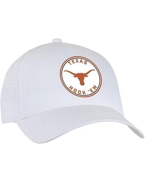Ahead And Texas Longhorns Structured-fit Brezo Baseball Cap - White