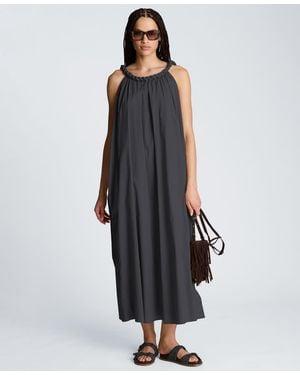 Kenneth Cole Scoop Neck Maxi Dress - Black