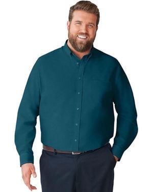 Kingsize Big & Tall Wrinkle-free Dress Shirt - Blue