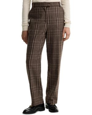 Barbour Amryn High-waisted Straight-leg Pants - Gray