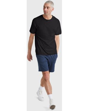Hanes Garment Dyed Cotton T-shirt - Black