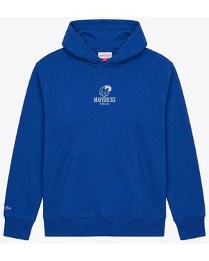 Mitchell & Ness Dallas Mavericks Core Fleece Hoodie - Blue