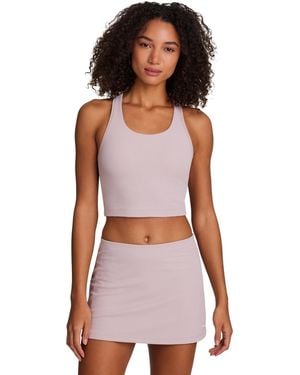 Reebok Time Out Cropped Tank Top - Red