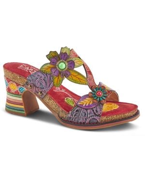 L'ARTISTE Rossie Slide Sandal - Pink