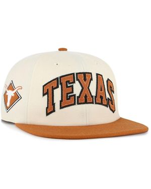 '47 And Texas Longhorns Crossover Off Hand Captain Adjustable Hat - White