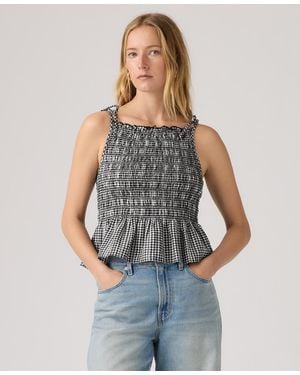 Levi's Monaco Sleeveless Blouse - Blue
