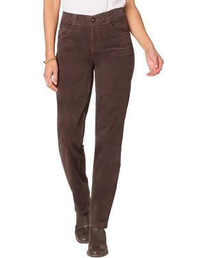 Democracy "ab"solution Straight-leg Corduroy Pants - Brown