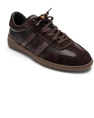 Forever & Always Shoes Ardix Leather Sneaker - Black