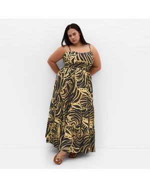 City Chic Plus Size Kehlani Print Maxi Dress - Multicolor