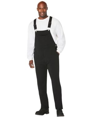 Kingsize Big & Tall Fleece Overalls - White