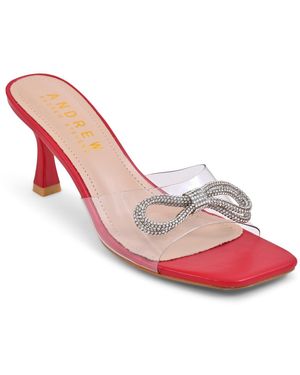Andrew By Andrew Stevens Maci Sandals - Pink