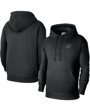 Nike Los Angeles Lakers Authentic Travel Standard Issue Hoodie - Black