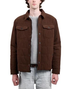 Xray Jeans Regular Fit Quilted Corduroy Jacket - Brown