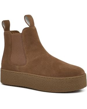 J/Slides Valerie Wp Suede Boot - Brown