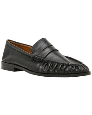Steve Madden Quiller Suede Penny Loafers - Black