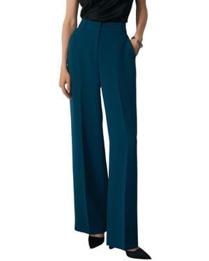 The Fold Doppio Adelaide High-rise Wide-leg Pants - Blue