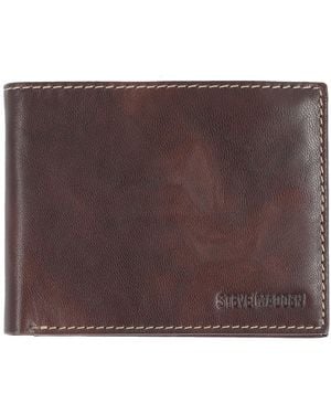 Steve Madden Antique-like Rfid Passport Case - Brown