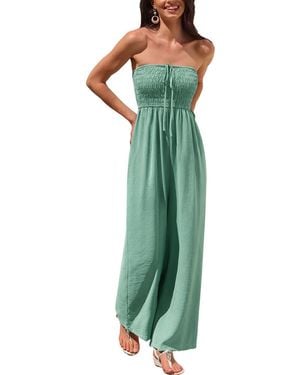 CUPSHE Relaxation Green Jumpsuit